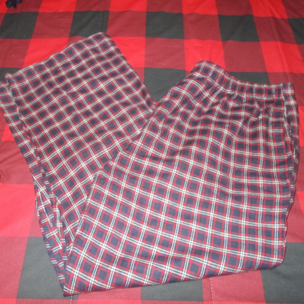 Chaps Men's Plaid Sleep Pants Multi Color Size 2XL